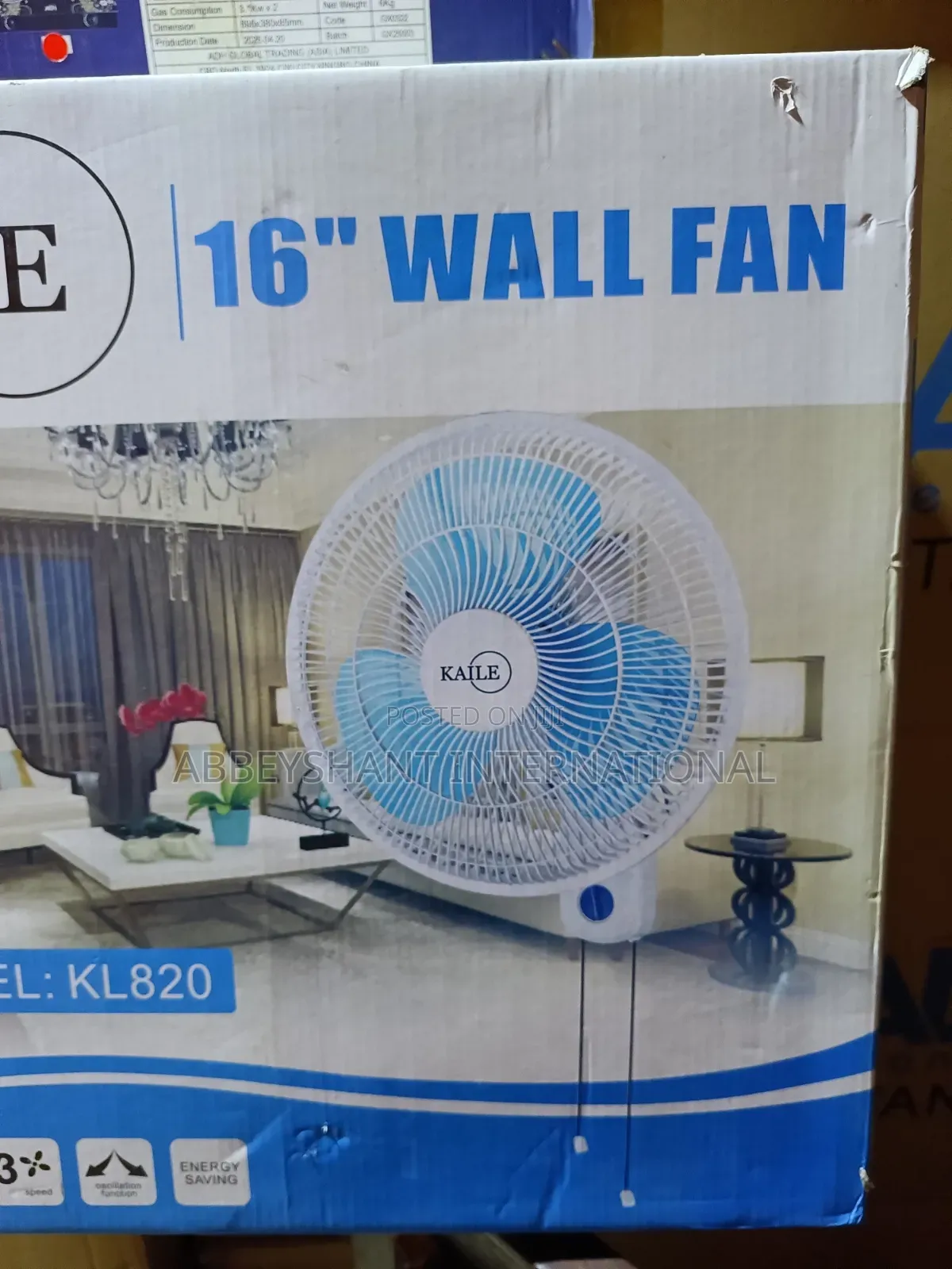 16" Wall Fan 3blade Wall Fan
