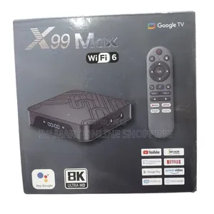 X99 Max Google Smart TV Box – 8K Ultra HD | WiFi 6 Switch to Smart TV