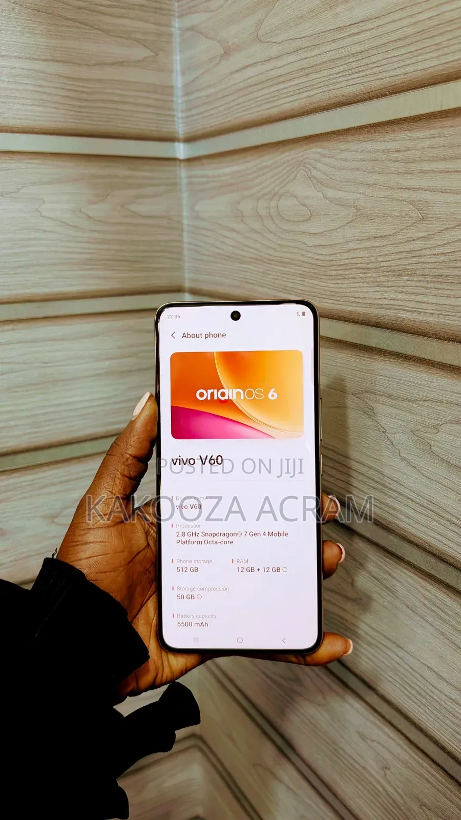 Vivo V60 512 GB Gold