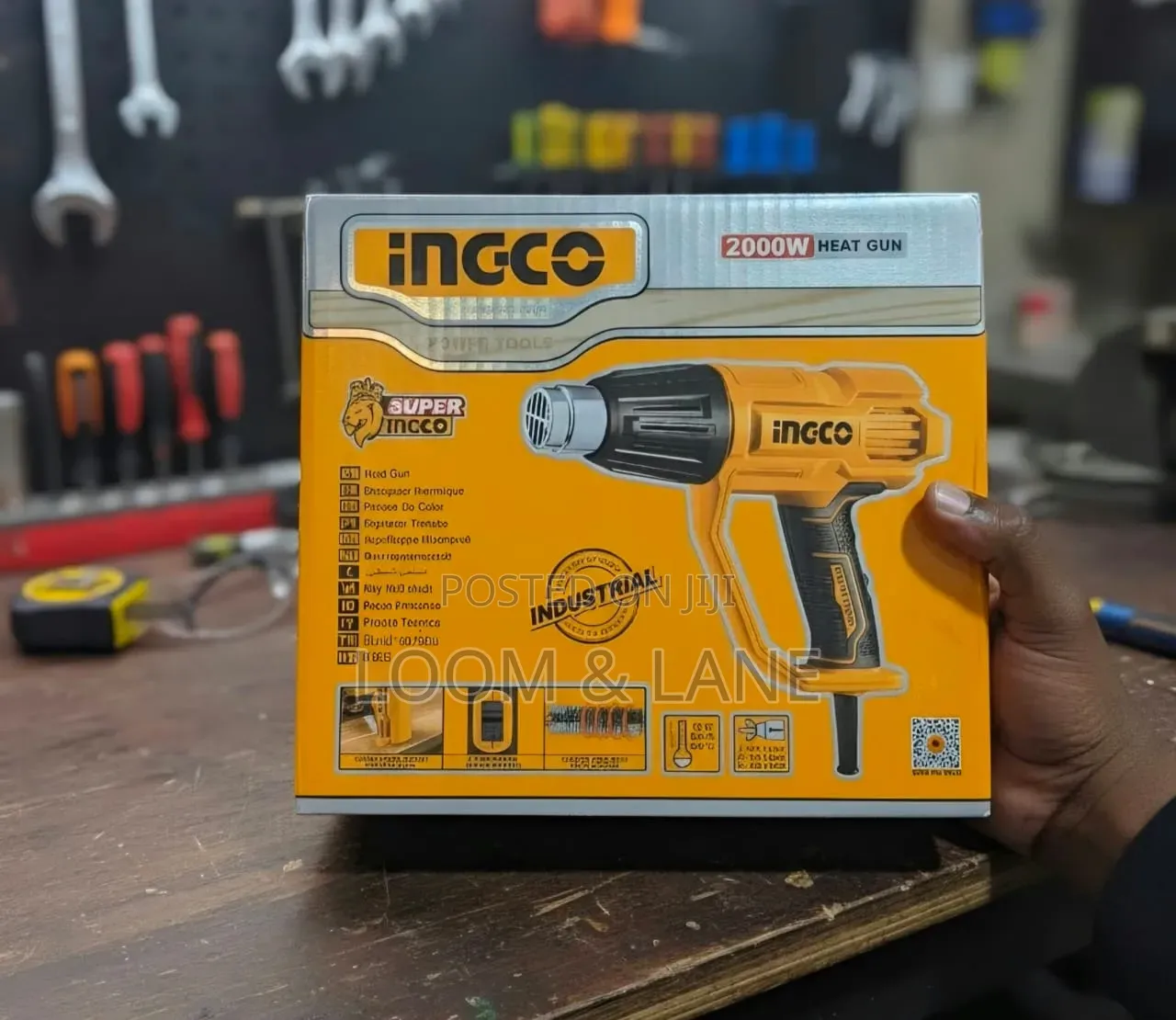 INGCO Heavy-Duty 2000W Industrial Heat Gun