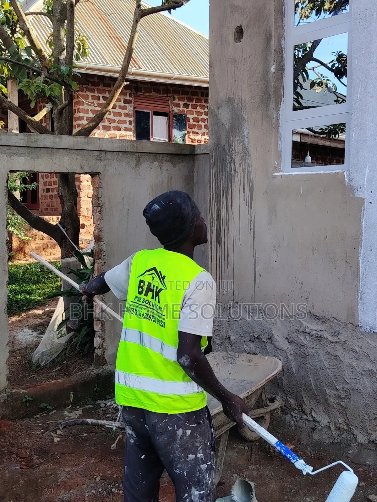 Professional Exterior Wall Skimming & Undercoat Painting Services ​