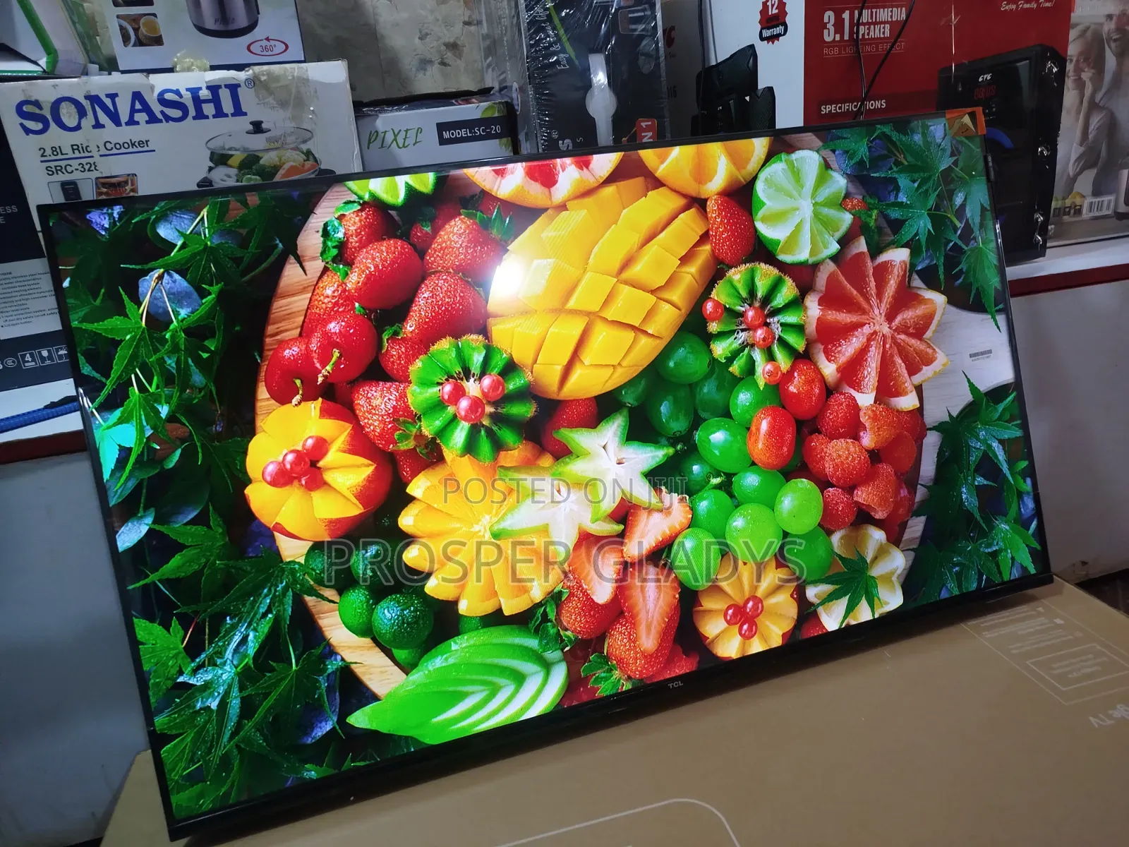 TCL 43 Smart Qled Digital Flat Screen Flameless.