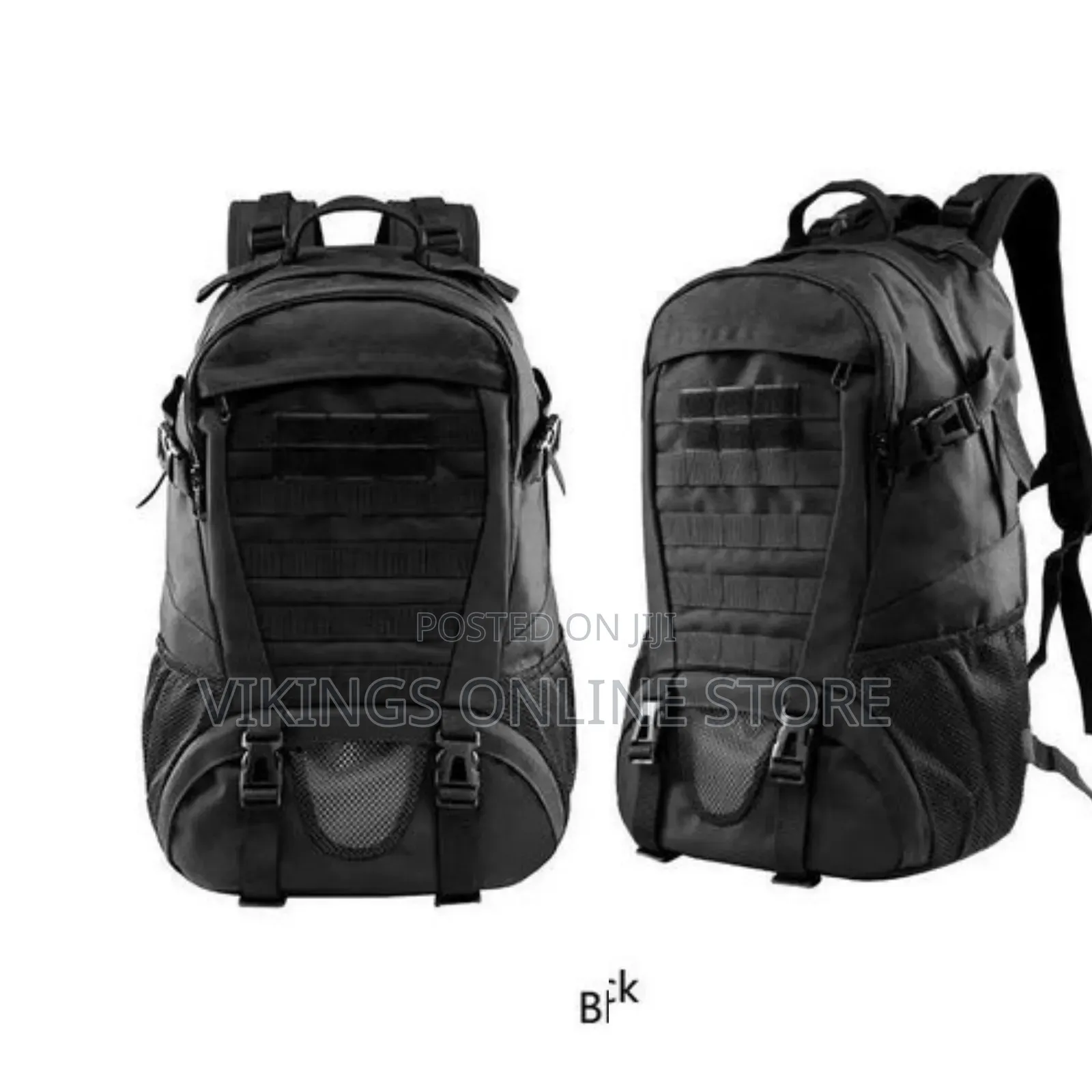 MOLLE-compatible Tactical Military Backpack for Hiking, Camping,