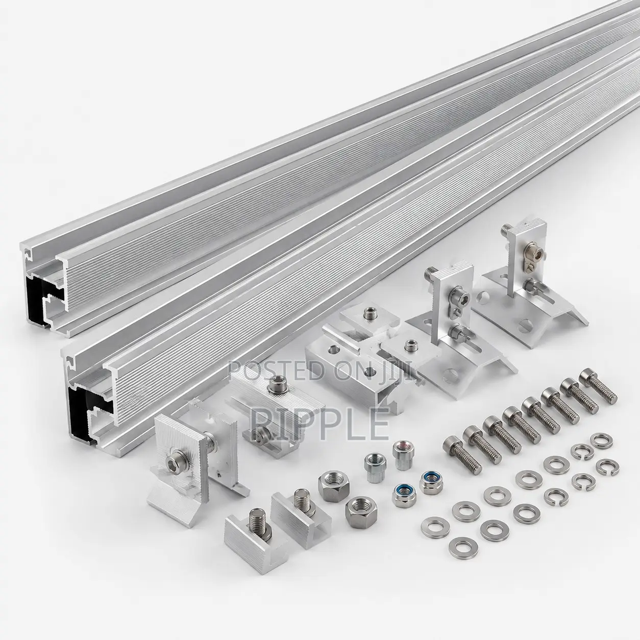Solar Panel Rails 4.9 Feet With Accessories Aluminium Mounting Rails