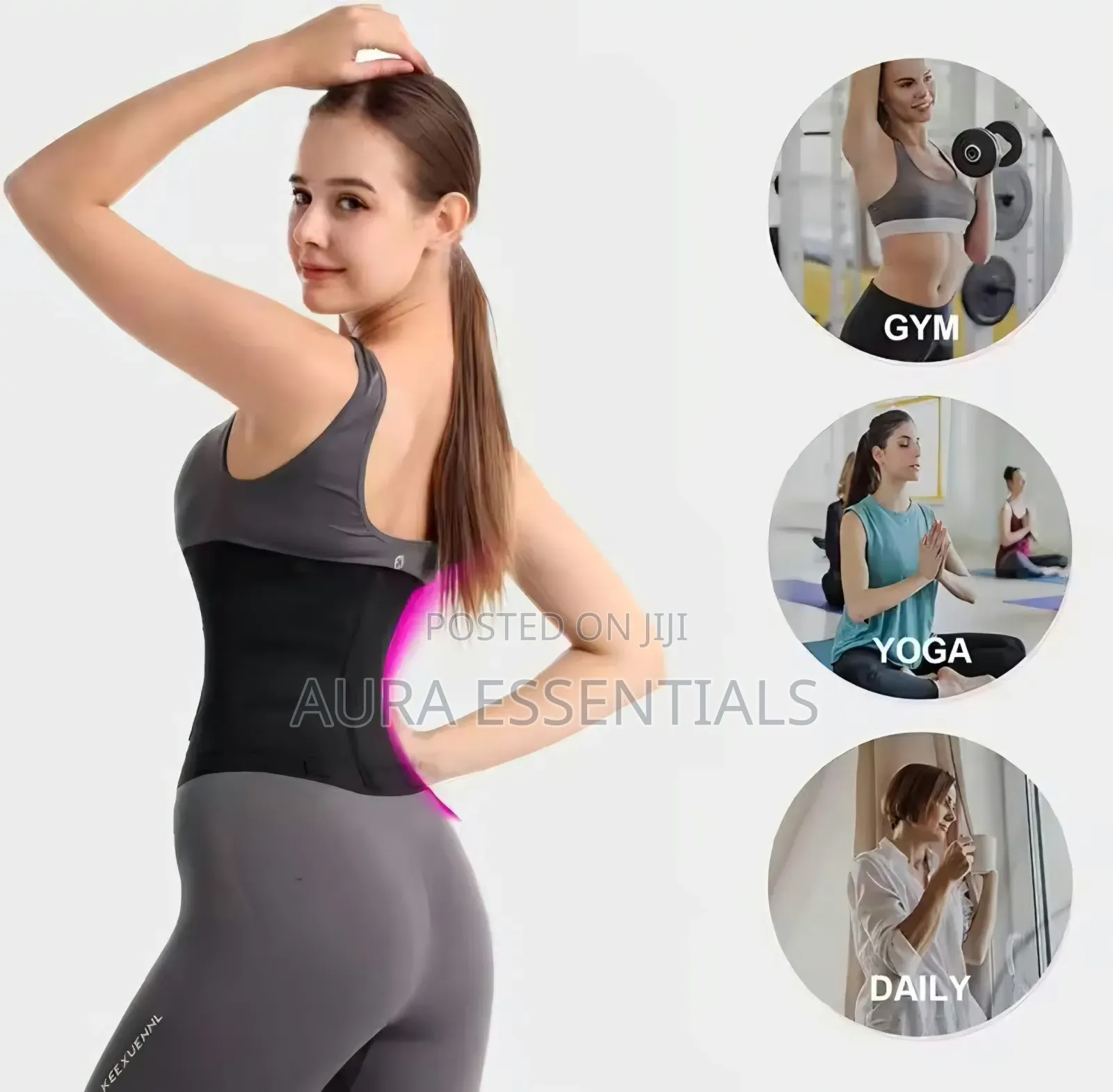 Neoprene Waist Trimmer and Slimming Body Shaper Belt