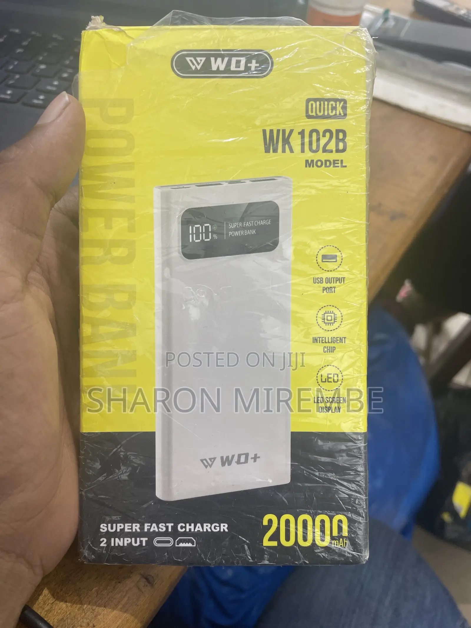 WK102B W0+ 20000mah Power Bank