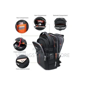 DUSLANG Crossbody Backpack Bag, Multi-Functional Sling Chest Bag