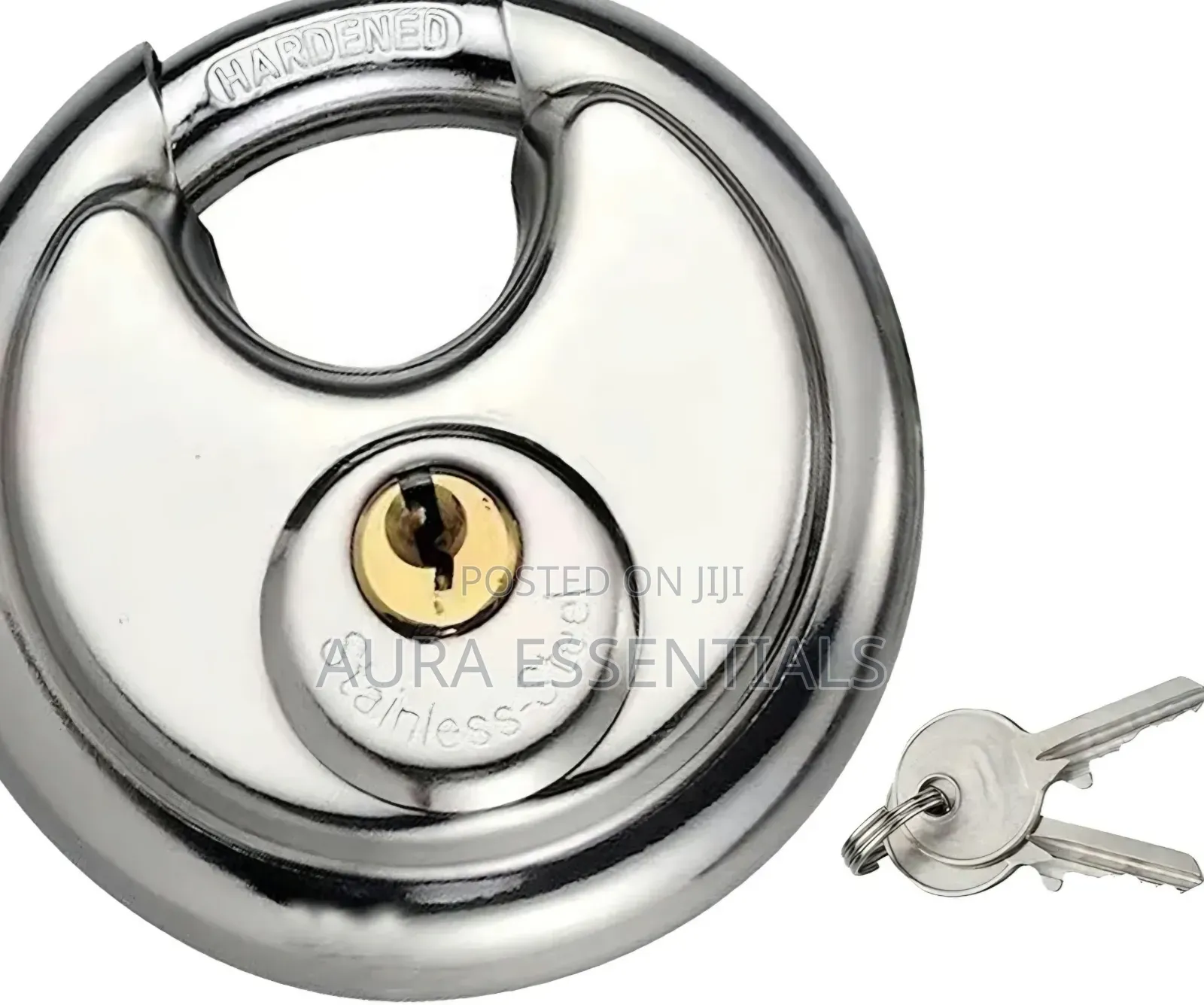 Heavy Duty Disc Locks With Hardened Steel Shackle