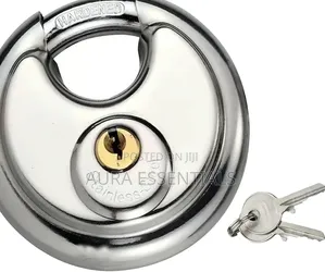 Heavy Duty Disc Locks With Hardened Steel Shackle