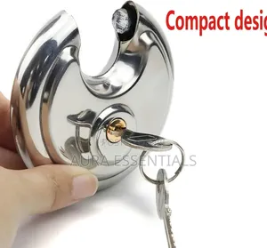 Heavy Duty Disc Locks With Hardened Steel Shackle