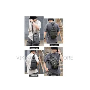Multi-Functional Anti-Theft Sling Chest Bag, for Compact, Waterproof