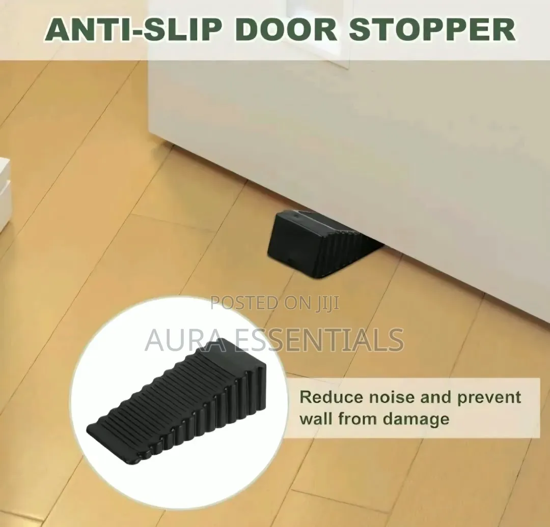 1Pcs Pink Silicone Door Stopper
