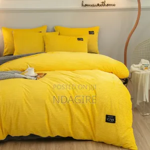Mustard - Yellow Ribbed Beddings
