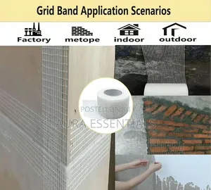 Self-Adhesive Joint Fiberglass Mesh Tape (50mm X 45 Meters)