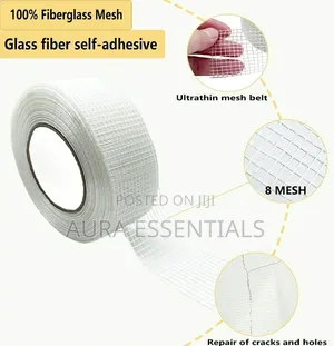 Self-Adhesive Joint Fiberglass Mesh Tape (50mm X 45 Meters)