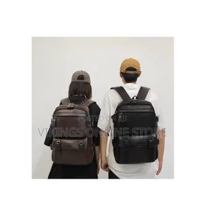 Soft PU Leather Commuter and Travel Backpack