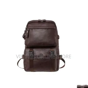 Soft PU Leather Commuter and Travel Backpack