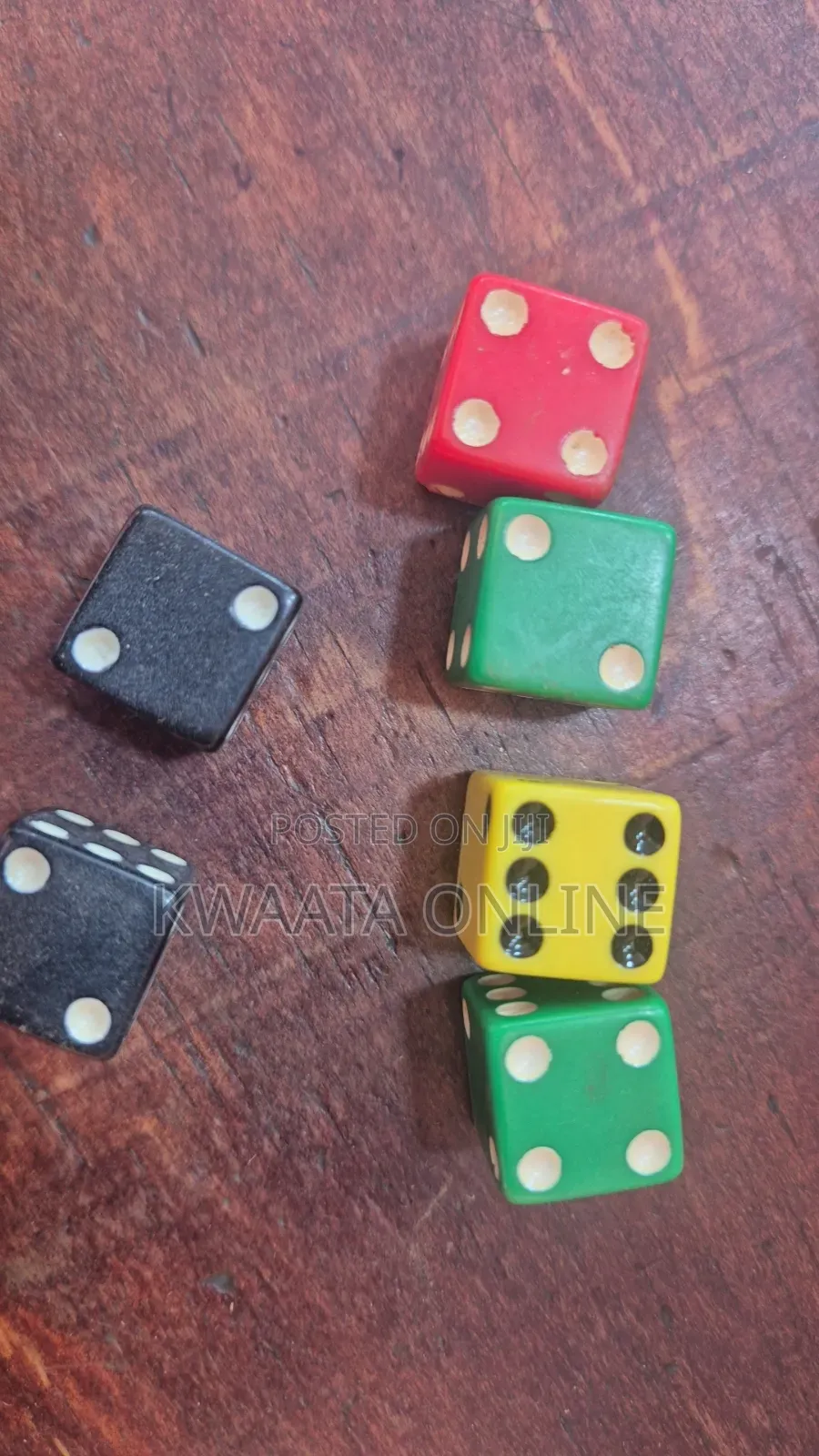 Six Sided Dice Set Coloured Dice Game (D6)- Pack of 12