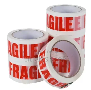 Fragile Tape Red Text Colour Parcel Tape 48MMx10M