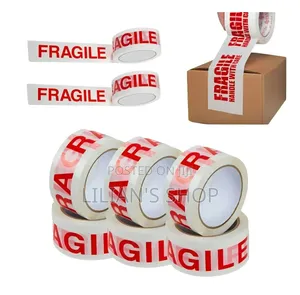 Fragile Tape Red Text Colour Parcel Tape 48MMx10M