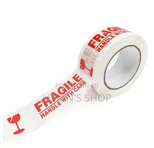 Fragile Tape Red Text Colour Parcel Tape 48MMx10M