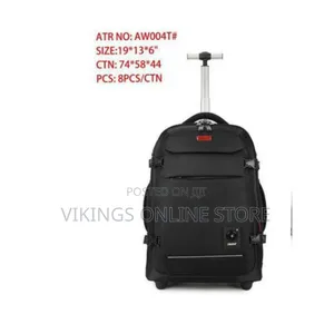 Wheeled Laptop Backpack, a Versatile 2-in-1 Hybrid Luggage Bag
