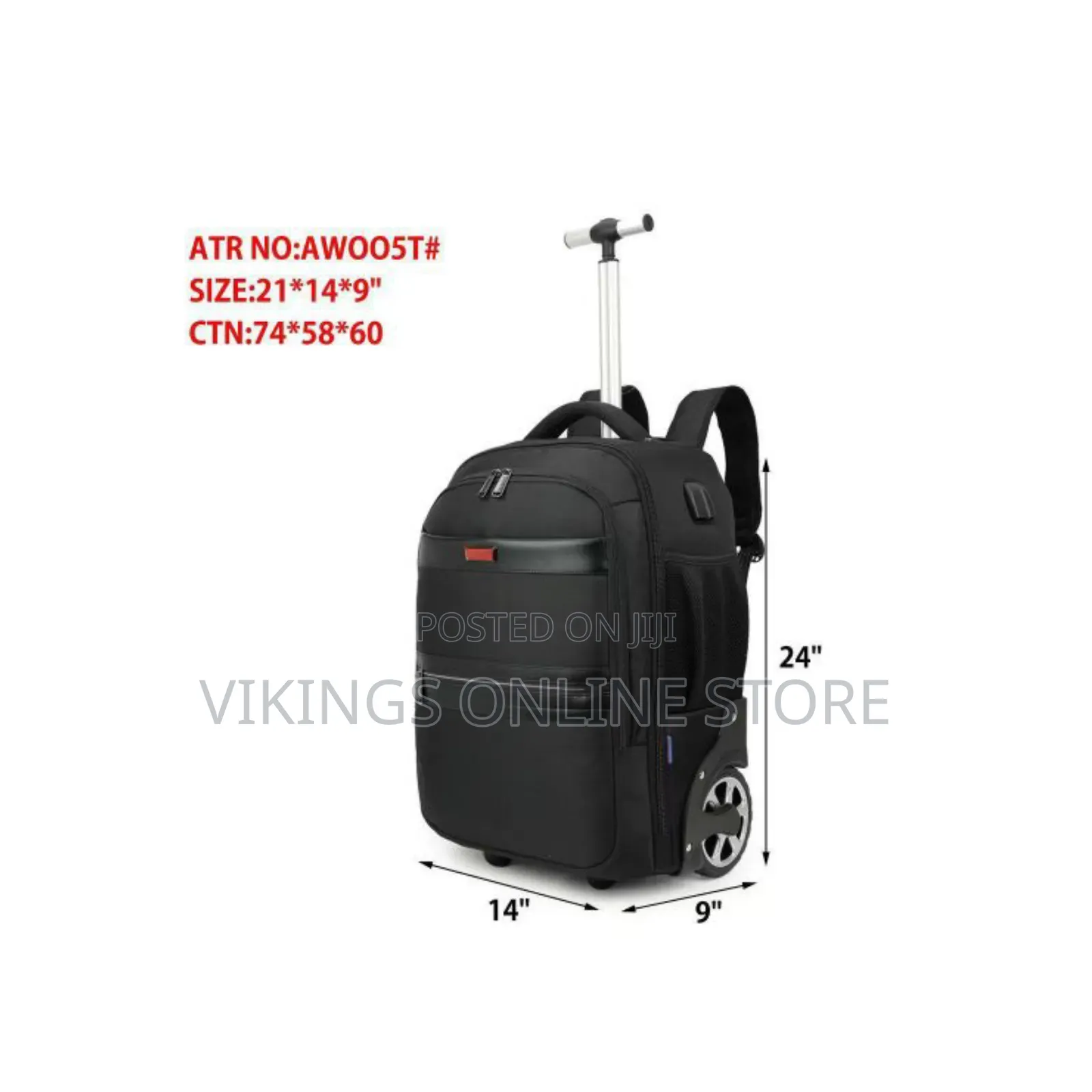 Wheeled Laptop Backpack, a Versatile 2-in-1 Hybrid Luggage Bag