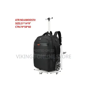 Wheeled Laptop Backpack, a Versatile 2-in-1 Hybrid Luggage Bag