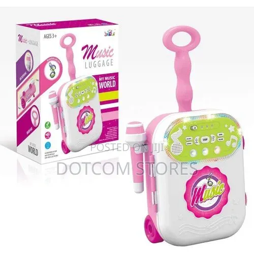 Melody Music Trunk Singing Kids Microphone Toy Set,