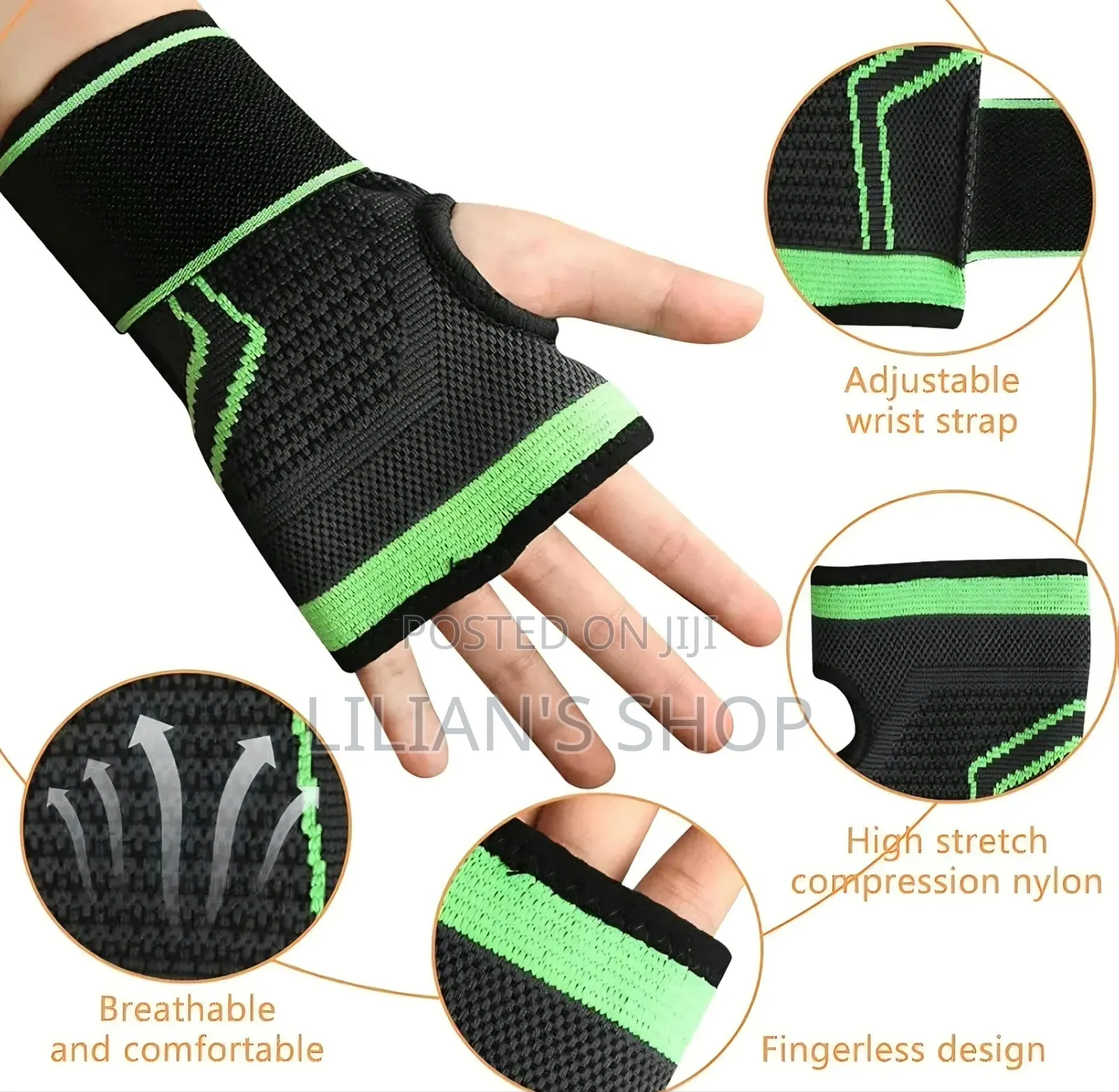 Adjustable Palm and Wrist Support Brace