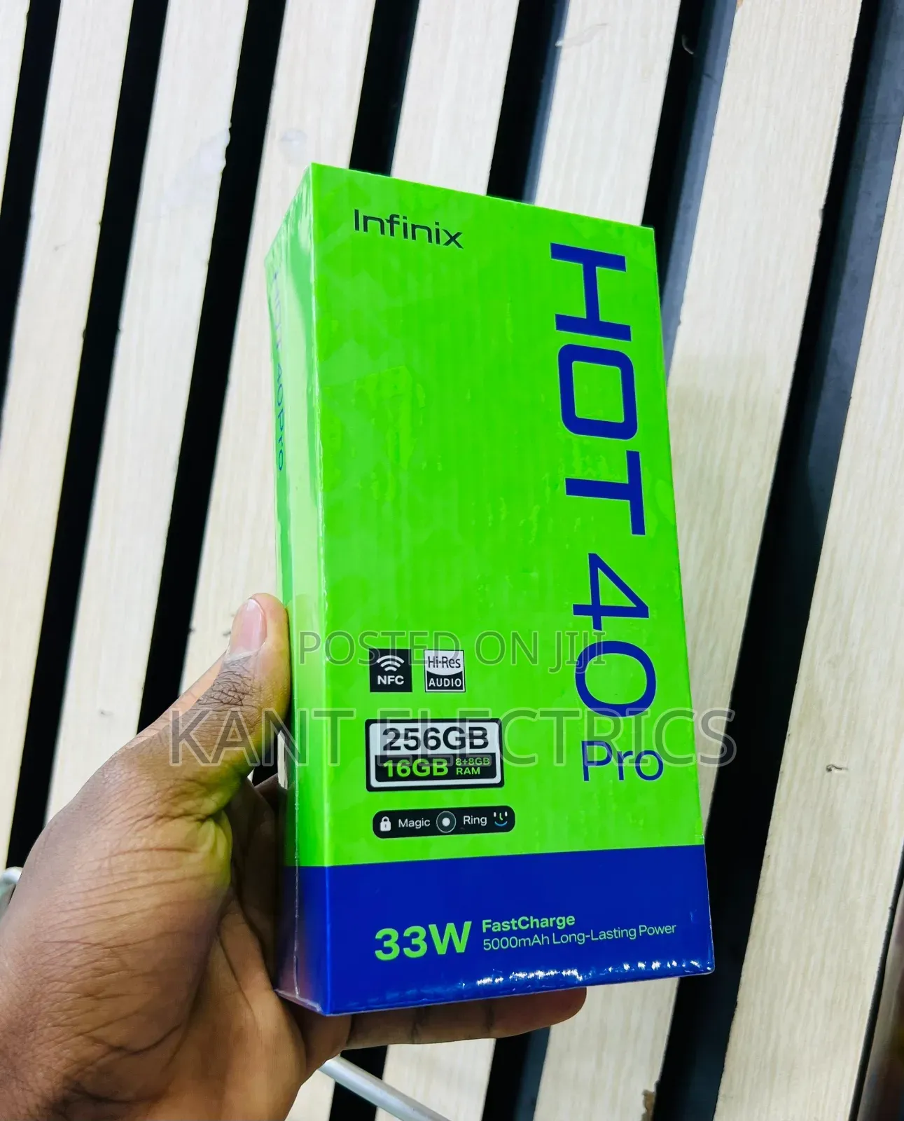 New Infinix Hot 40 Pro 256 GB Black