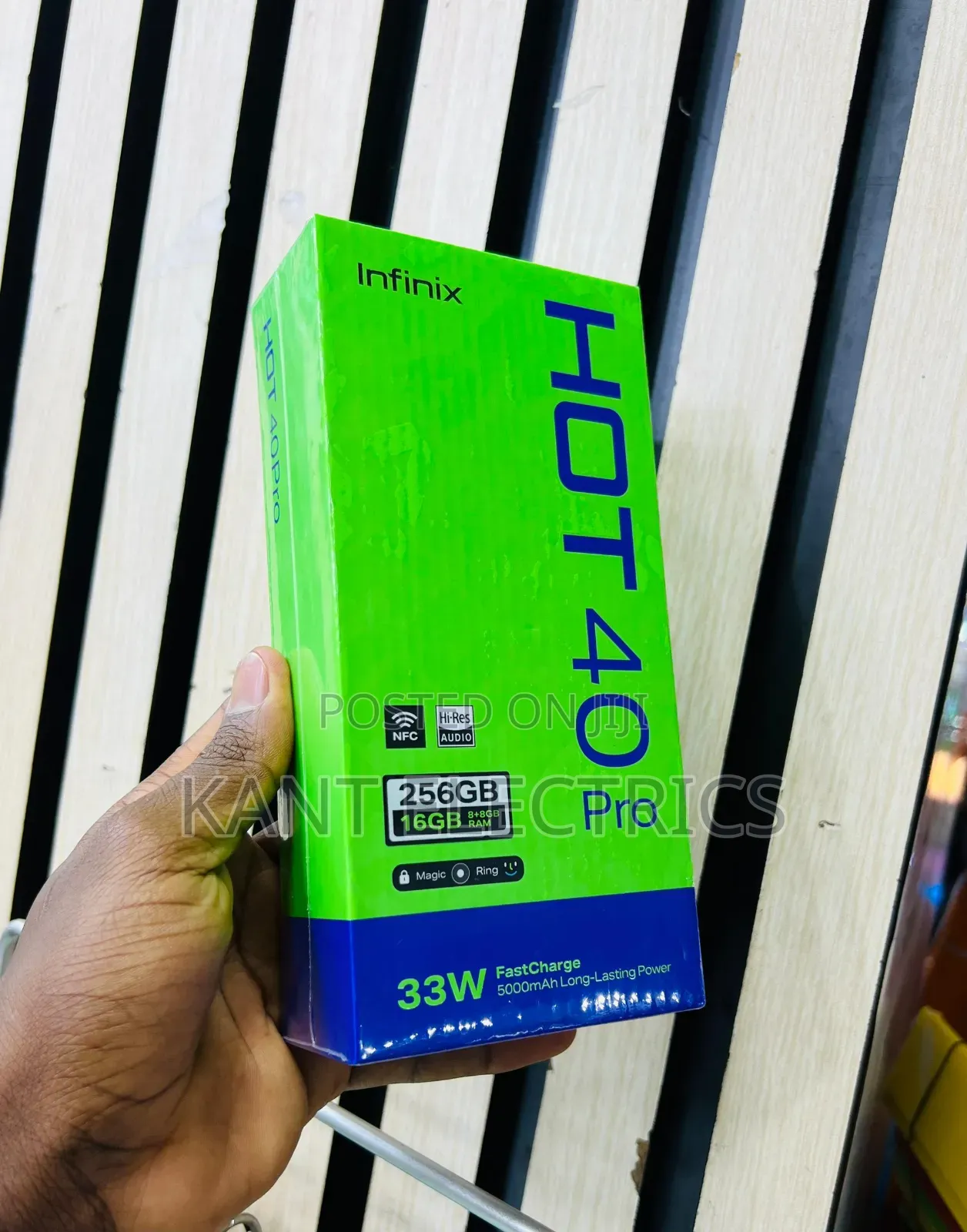 New Infinix Hot 40 Pro 256 GB Black