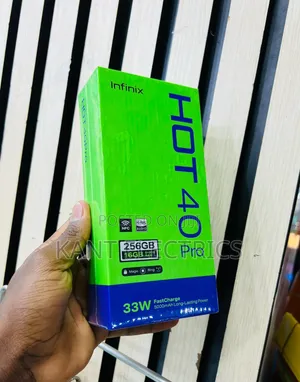 New Infinix Hot 40 Pro 256 GB Black