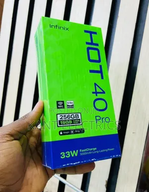 New Infinix Hot 40 Pro 256 GB Black