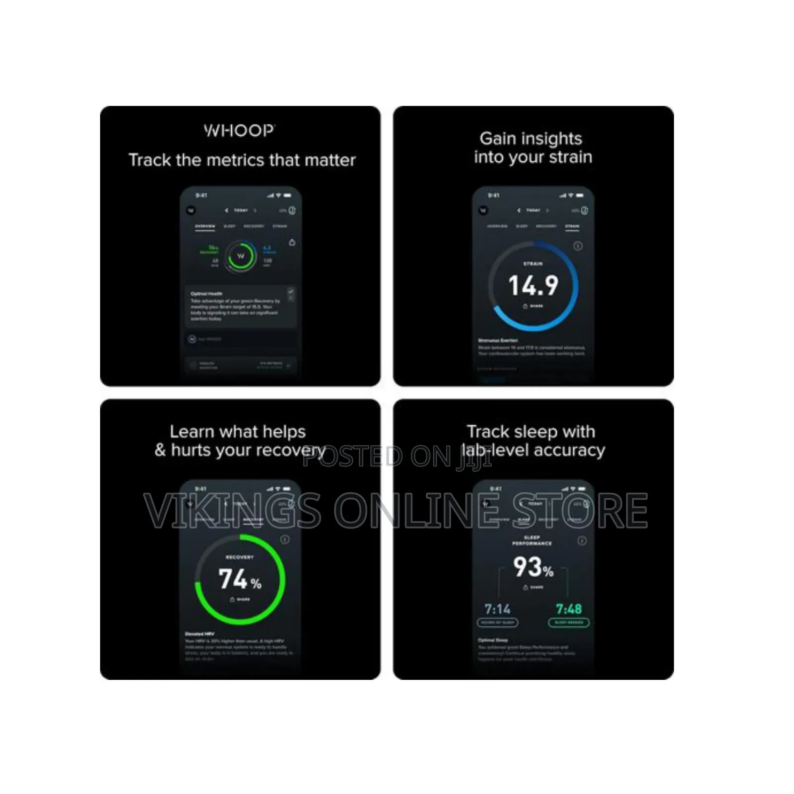 WHOOP 4.0 Wearable Health, Fitness & Activity Tracker.