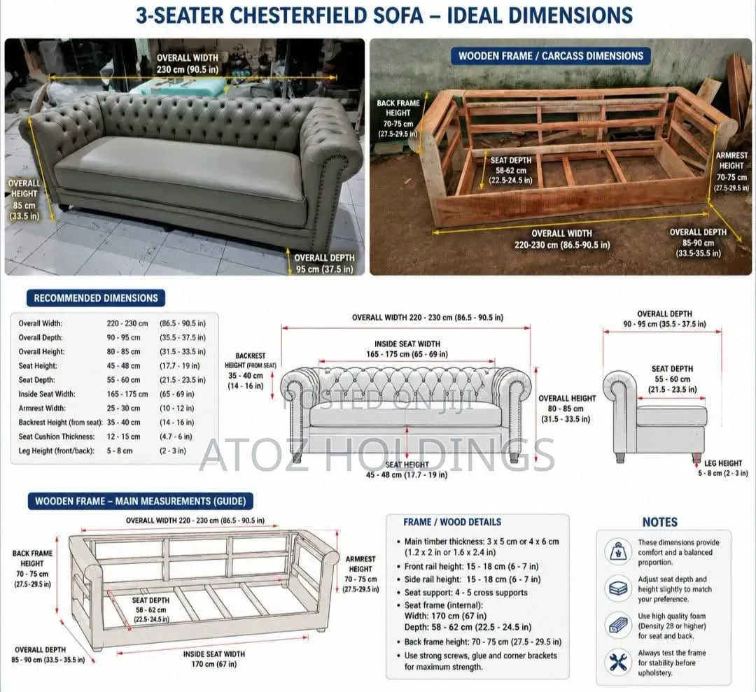 Sofas/3 Seaters Modern Sofa Couches in Any Colour/Material 800,000/-