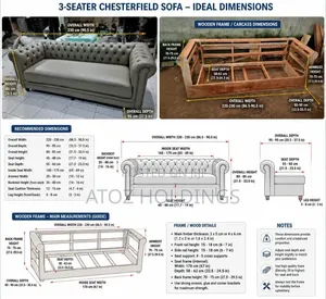 Sofas/3 Seaters Modern Sofa Couches in Any Colour/Material 800,000/-