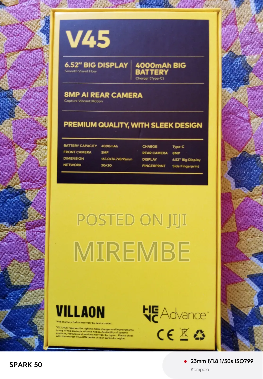 New Villaon V40s 32 GB Black