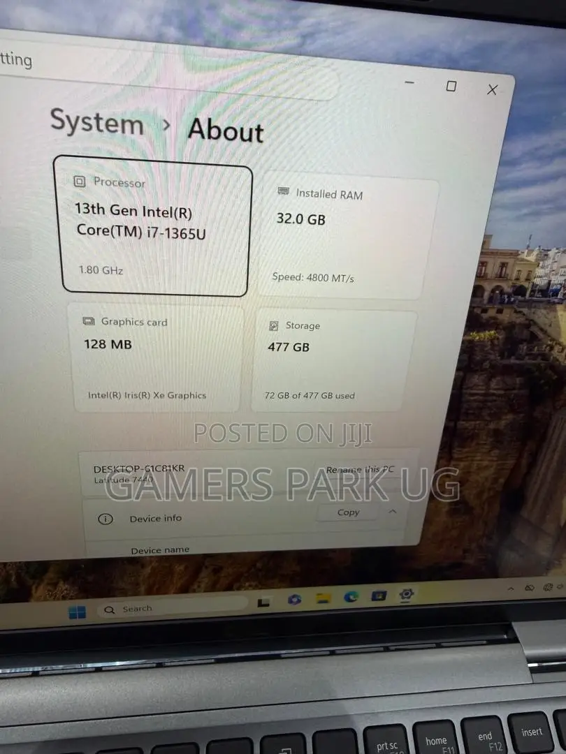 Laptop Dell Latitude 7400 32GB Intel Core i7 SSD 512GB