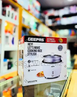Geepas 2.8L Automatic Rice Cooker With Steamer