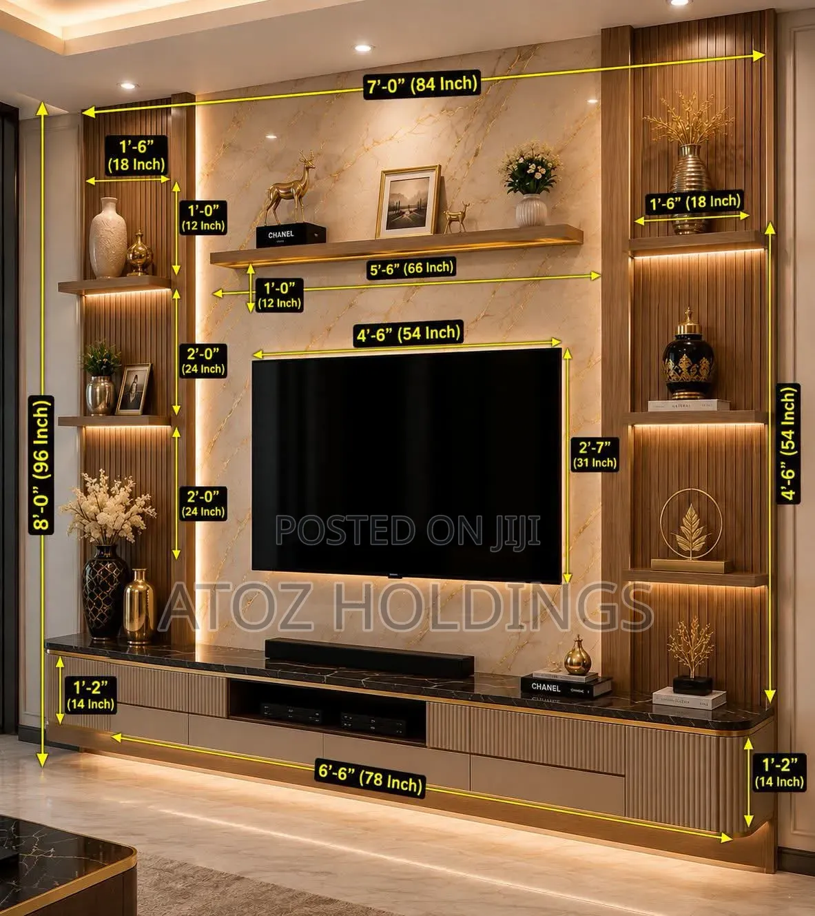 TV Stands/Pinochet Wall Unit TV Cabinets Any Colour From 1,990,000/-