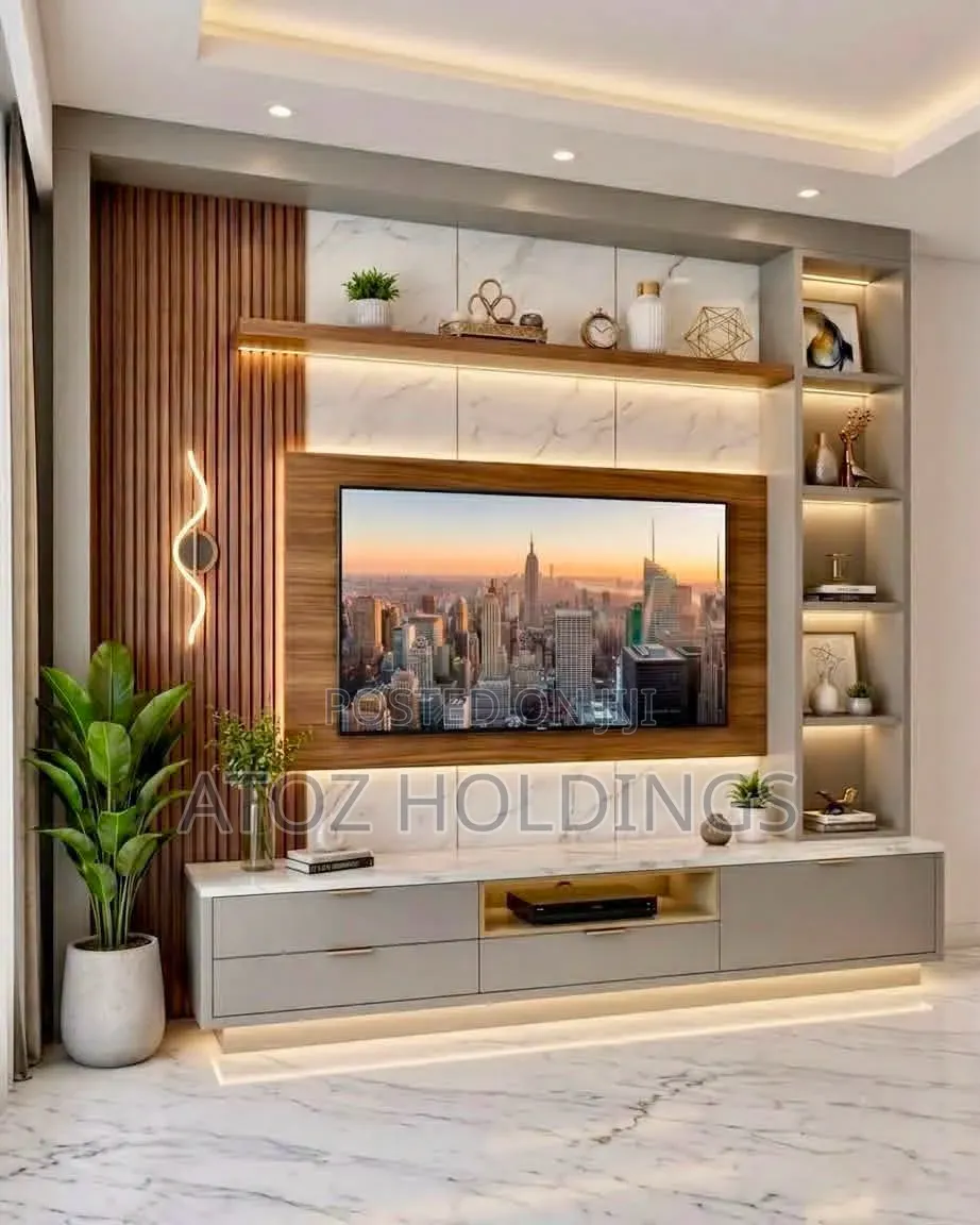 TV Stands/Wall Panel Customized Wall Unit TV Cabinets From 2,000,000/-