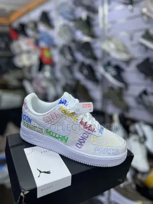 Original White Nike Air Force 1 ’07 LV8 World Tour Sneakers