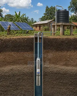 1500W AC/DC Solar Borehole Pump 135m Head 6,000l/H Deep Well Pump