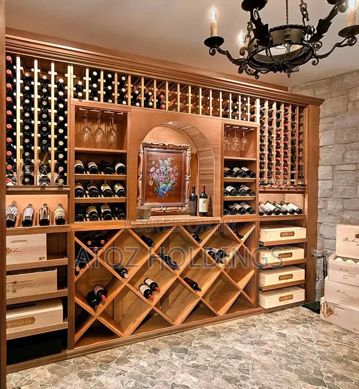 Wine Racks & Wineries of All Designs From 2,000,000/- In Any Colour