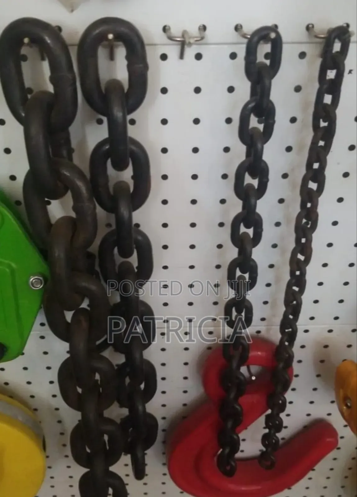 Heavy Duty Steel Chain Black
