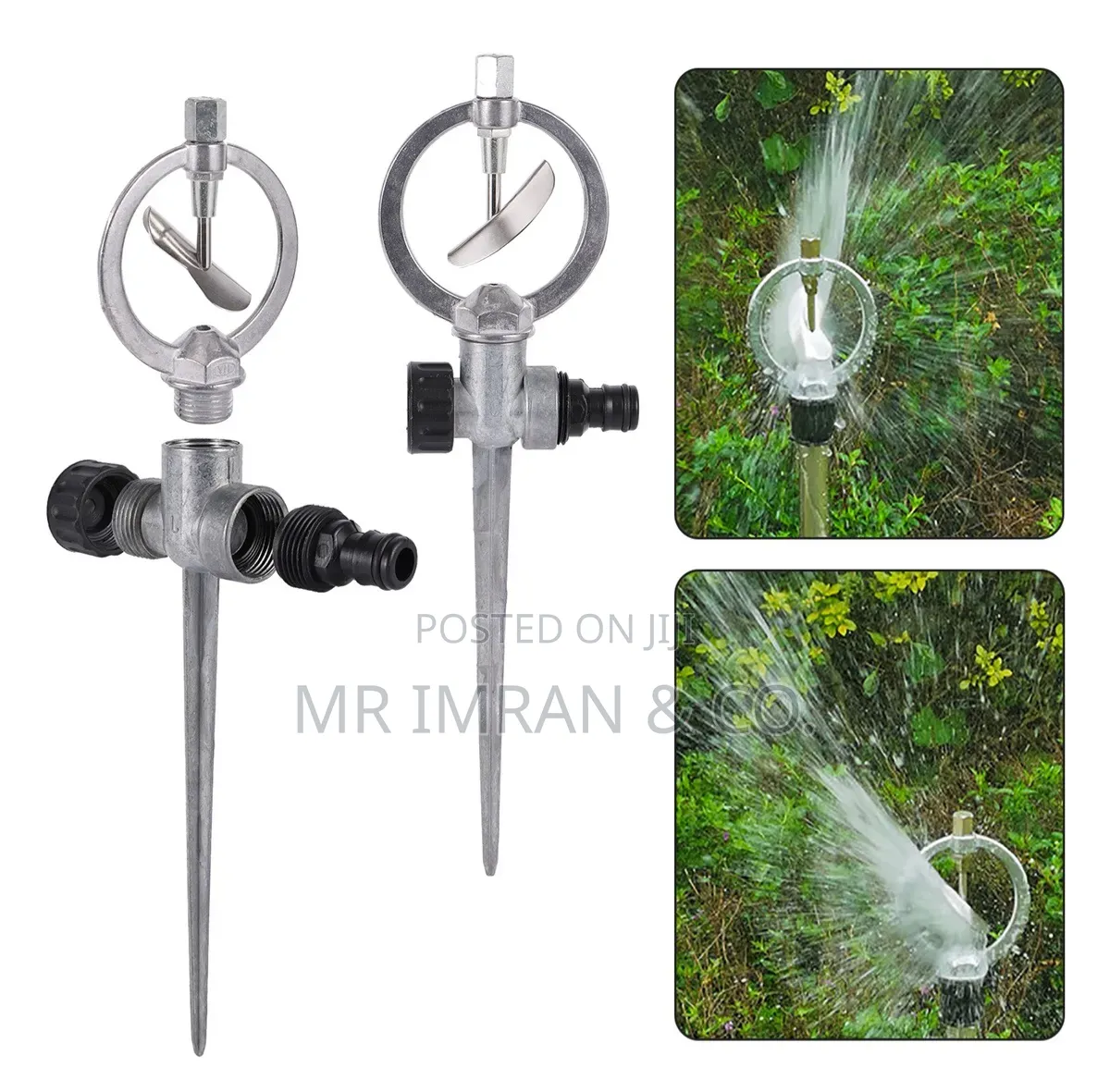 Metal Butterfly Rotating Lawn Sprinkler