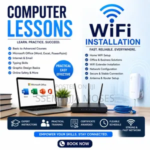 Professional Computer Lessions and Wifi Installation Services