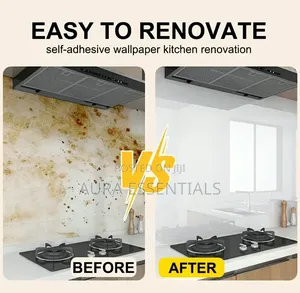5pcs Marble Wallpaper PVC 3D Self Adhesive Wall Sticker