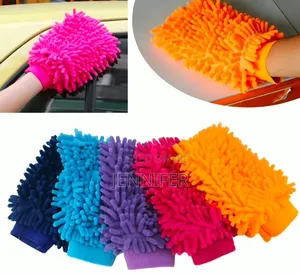 5pcs Microfiber Car Wash Mitt Scratch Free